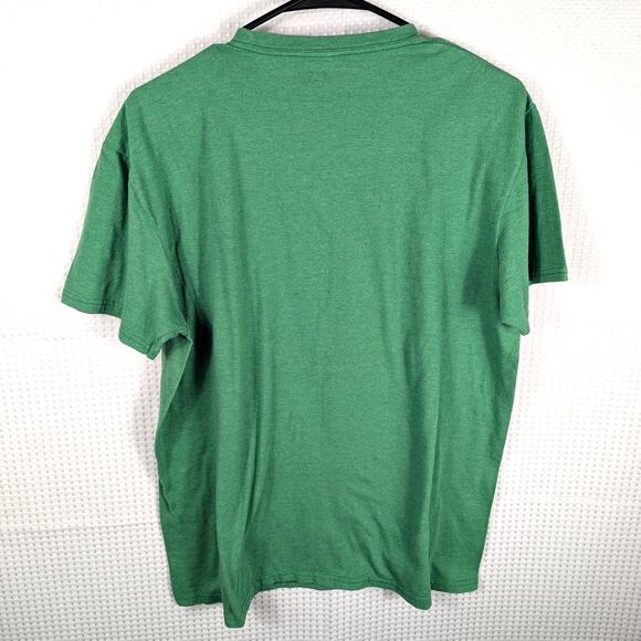 Star Wars Yoda Christmas T Shirt Large Men’s Green Fifth Sun Tee Season Be Jolly - Picture 4 of 4